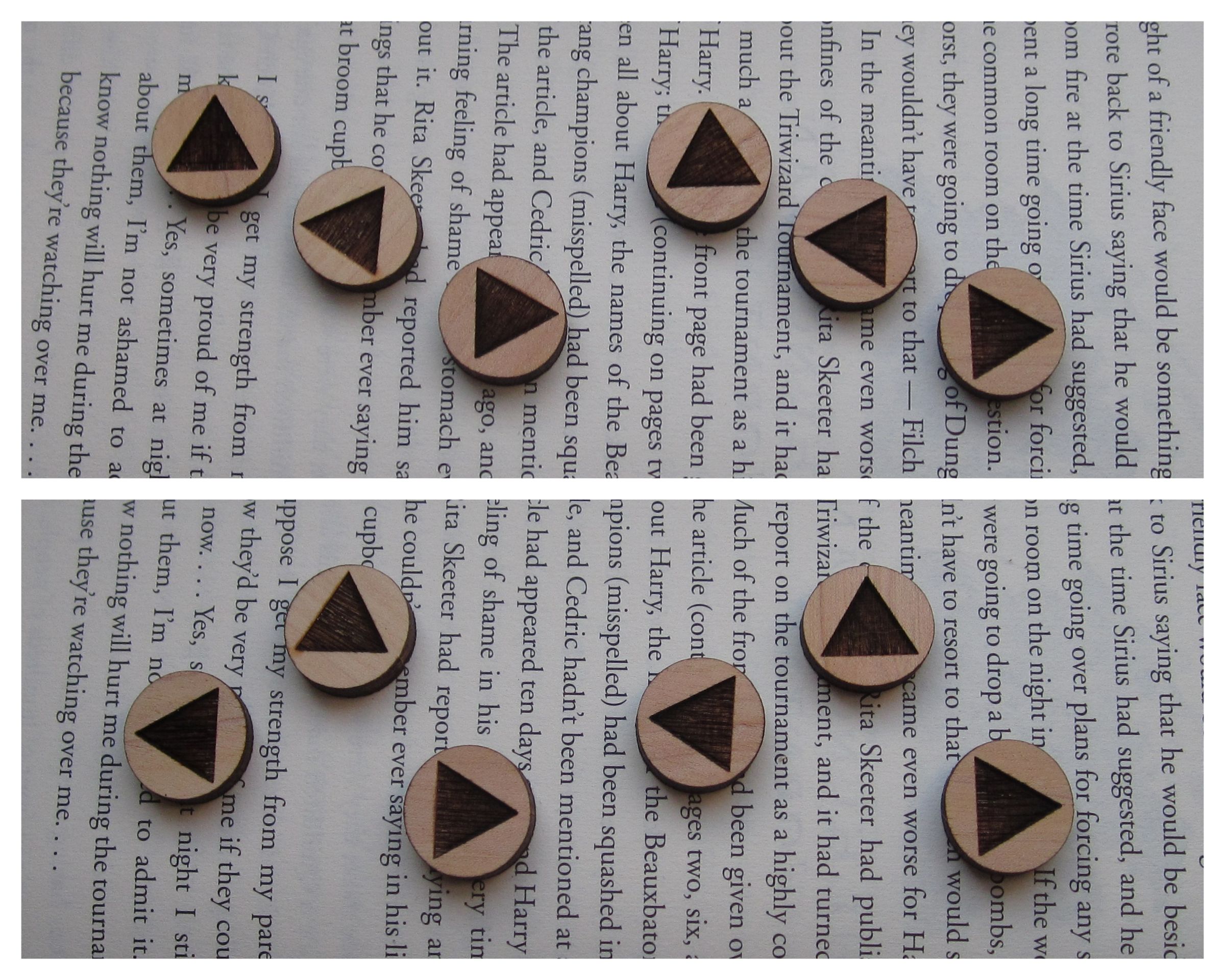 Legend of Zelda Ocarina C-button Symbols