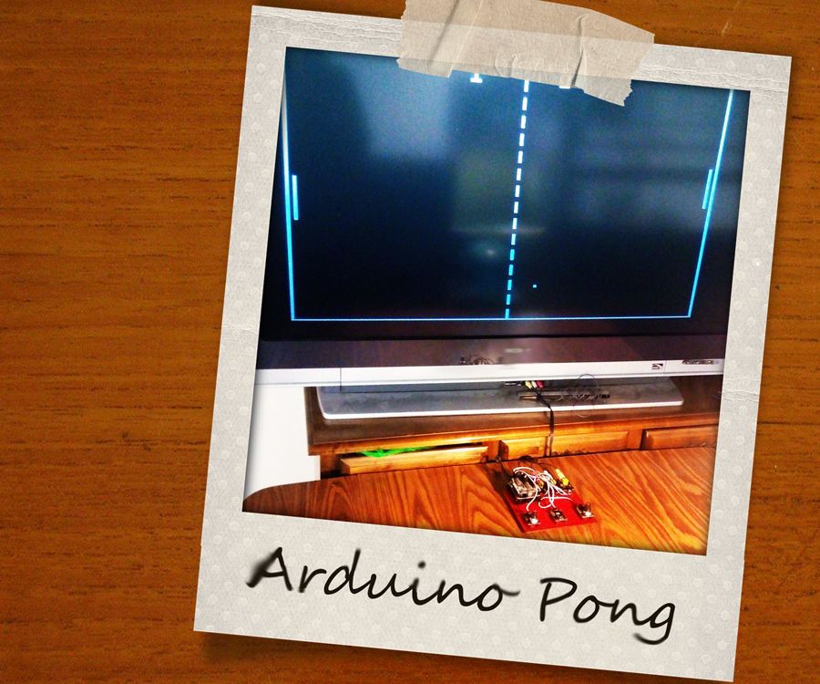 Arduino Pong With TV Output