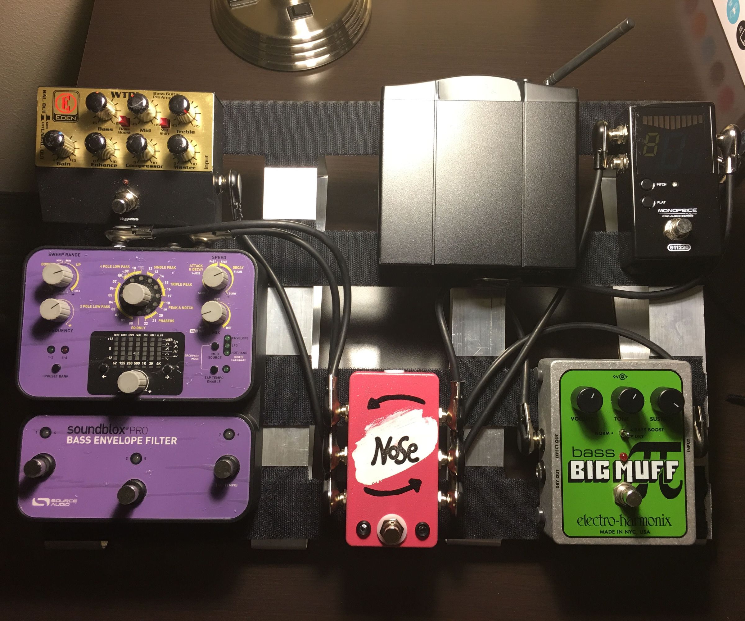 Pedalboard With Built-In PSU