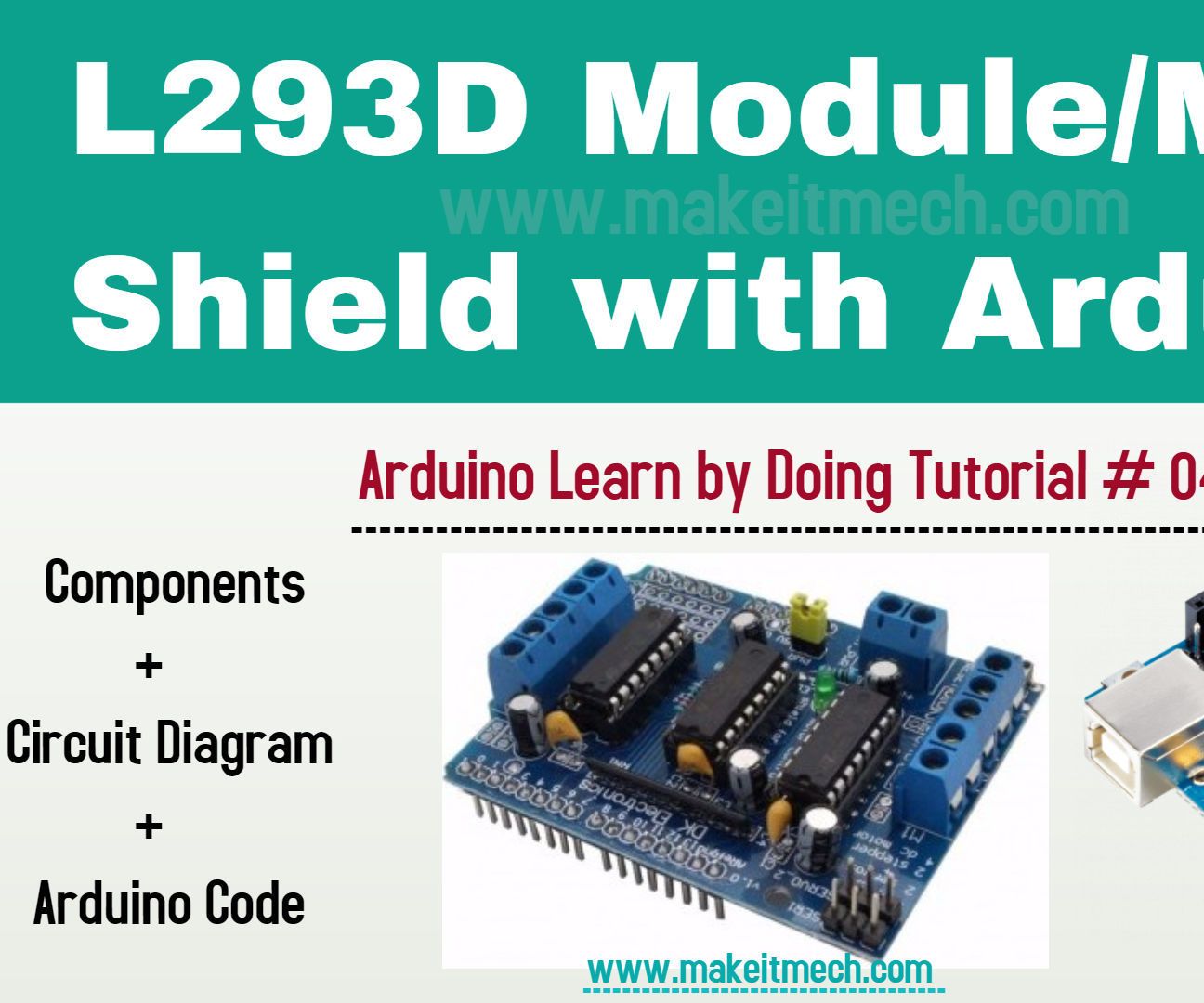 HOW TO USE L293D MODULE MOTOR SHIELD WITH ARDUINO