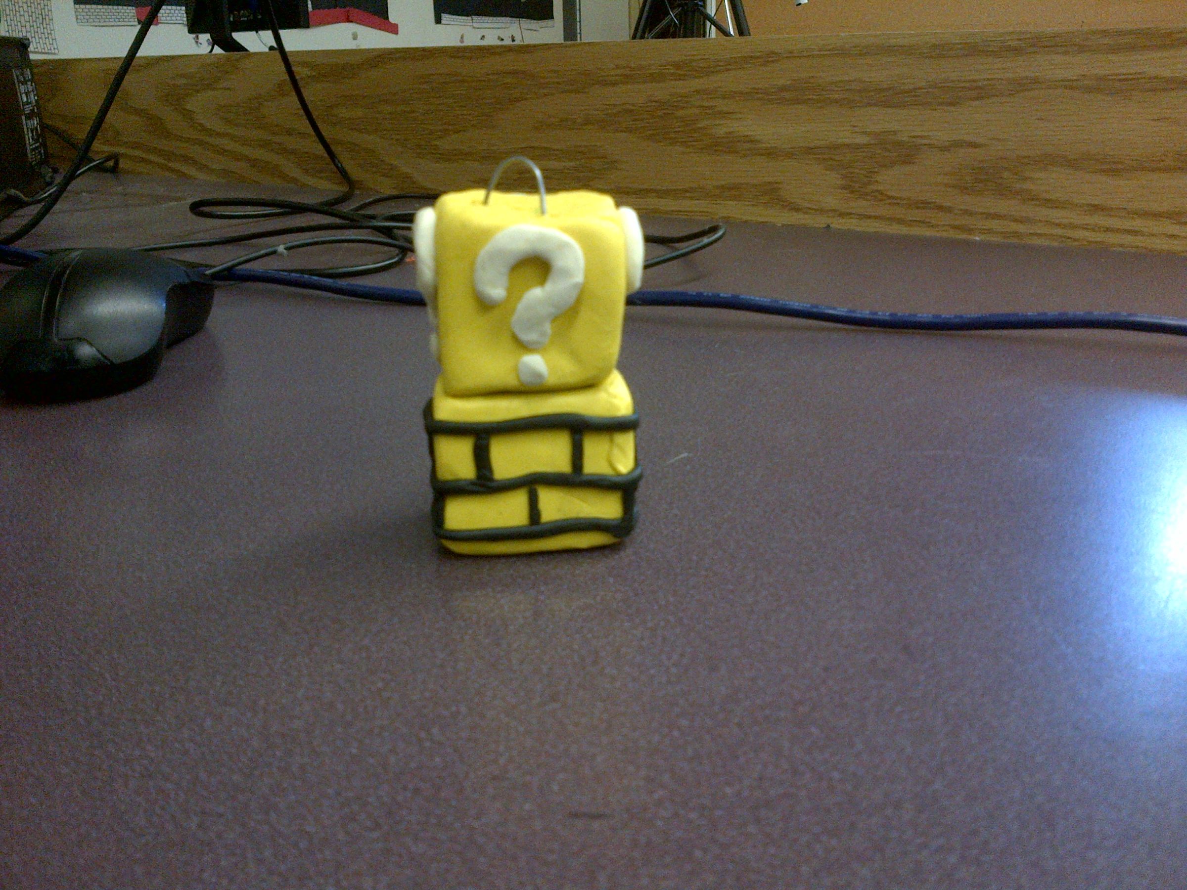 How To Make A Clay Mario Brick