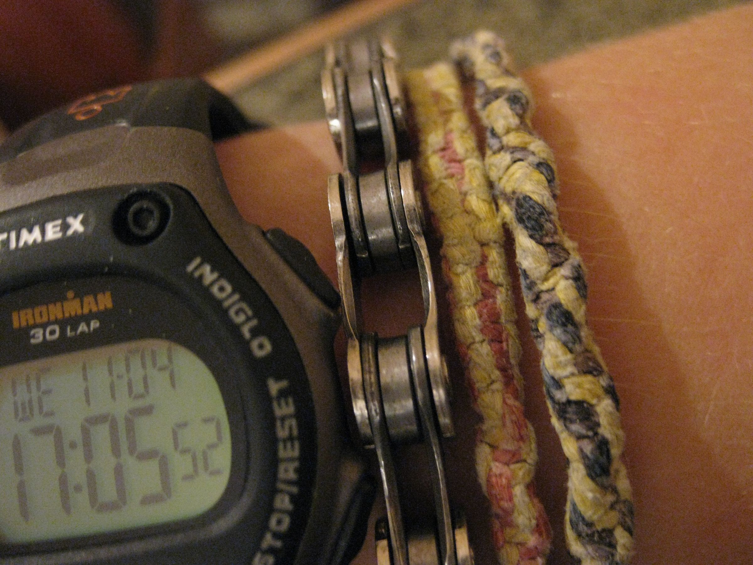 Bike chain bracelet