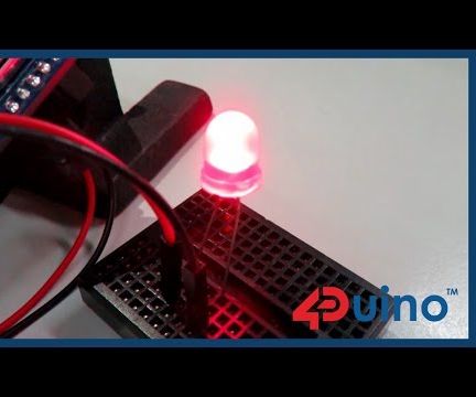 4Duino LED Control Using Touch Button