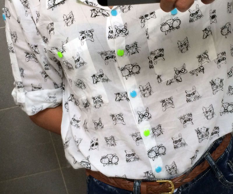 3D Printed Cat Button