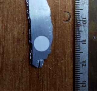 SHAPING THE 2nd HANDLE PIECE.