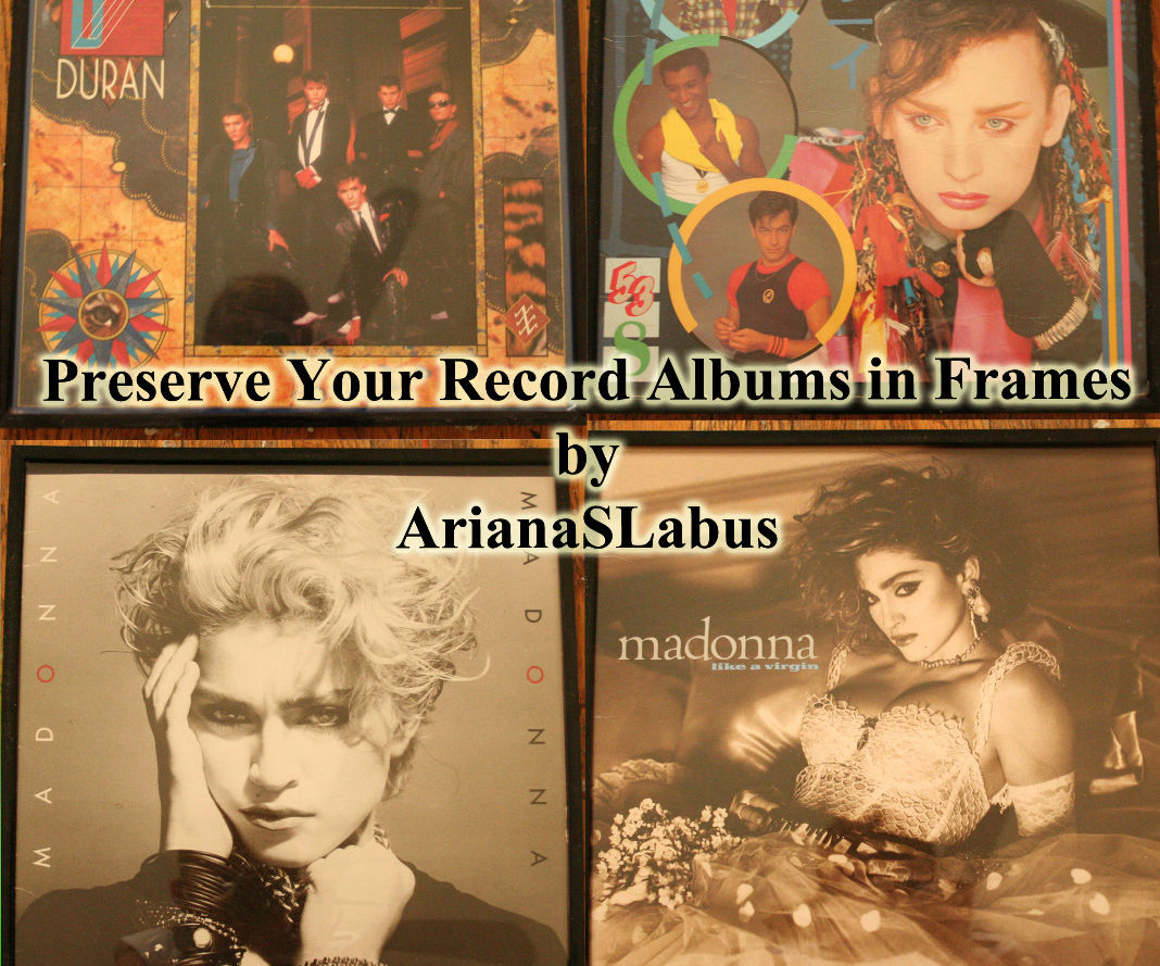 Display Your Record Albums in Picture Frames