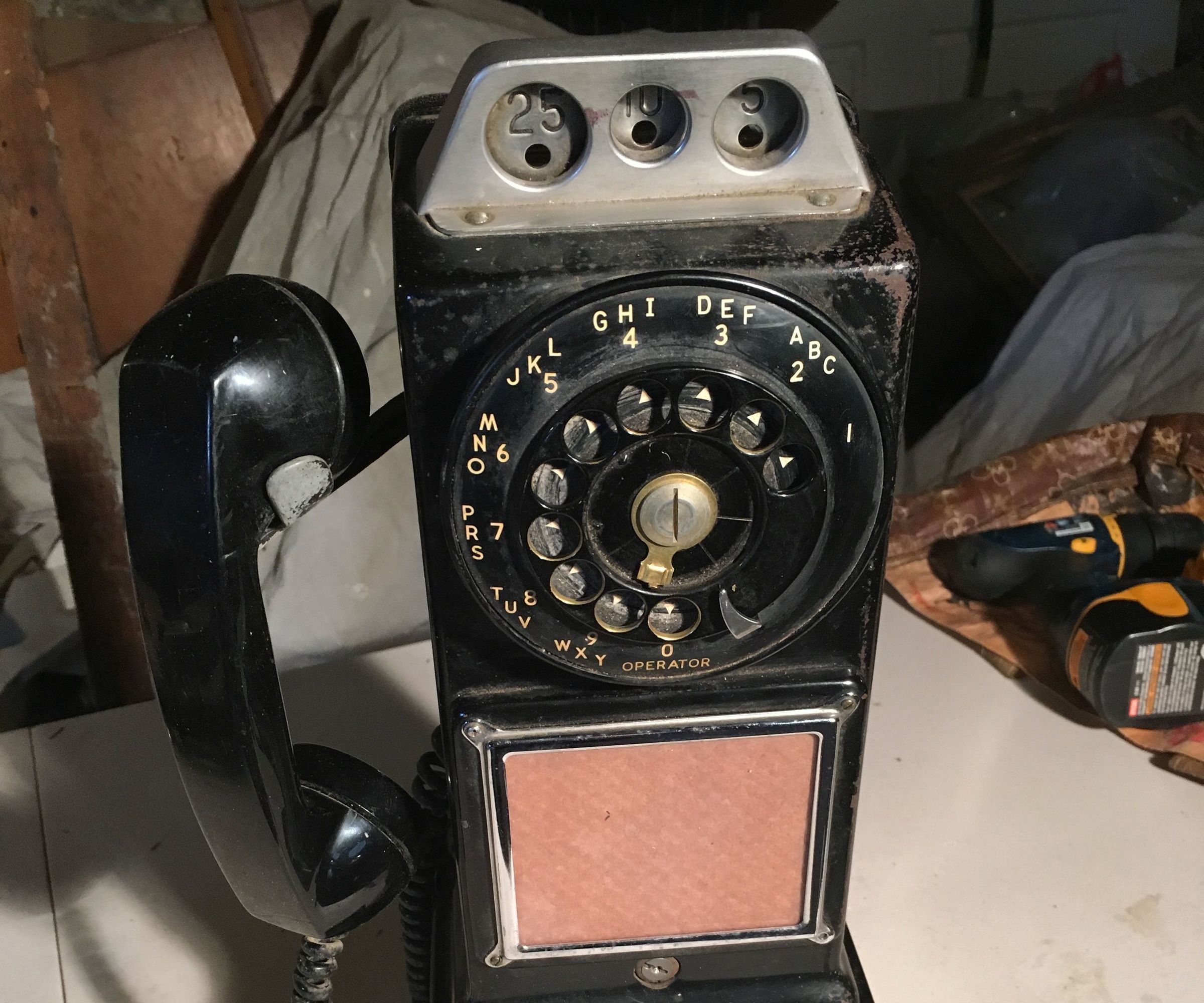 Oral History Booth From an Antique Payphone