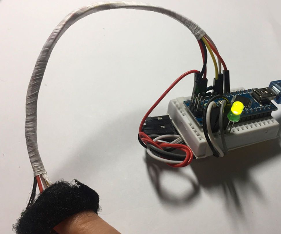 A Pulse Oximeter Device Using Arduino Nano, MAX30100 and Bluetooth HC06.
