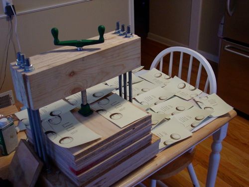 Build a Letterpress & Use It to Print Things