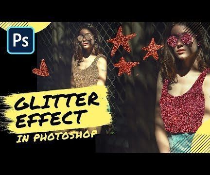 How to Add Glitters to Image in Photoshop / Photoshop Tutorial
