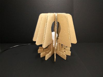 The Cardboard Lamp : 7 Steps (with Pictures) - Instructables