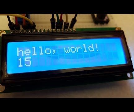 Arduino Says: Hello world!