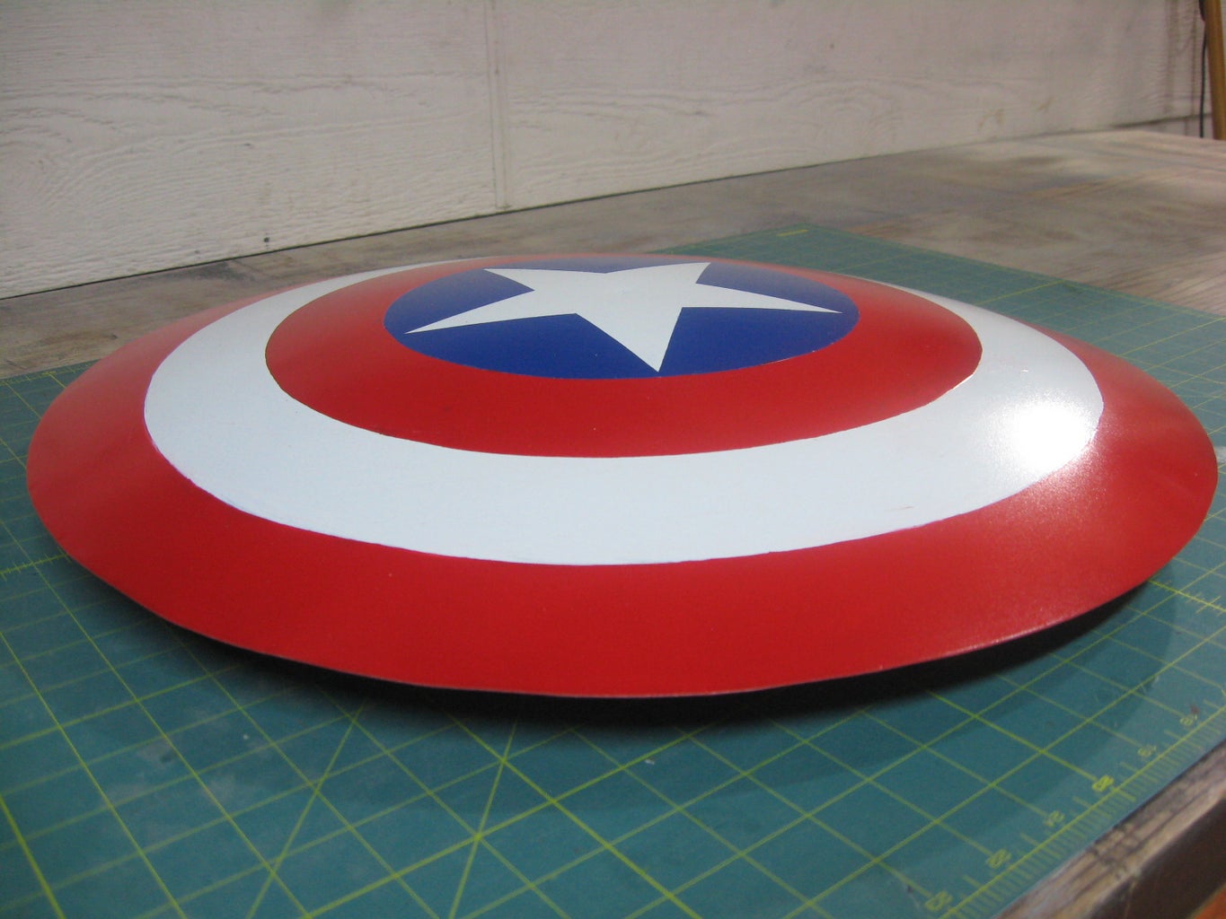 Captain America Shield From Used Satellite Dish : 13 Steps (with ...