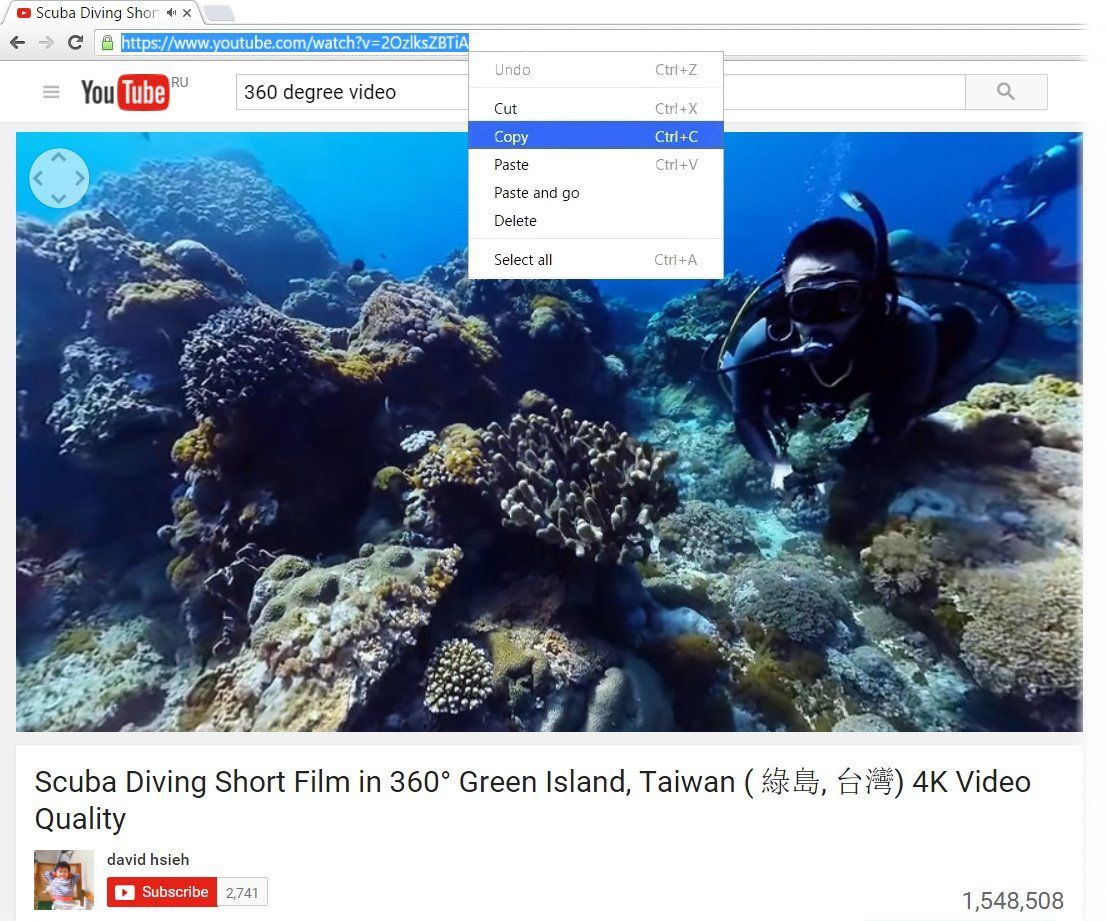 How to Download 360° YouTube Videos
