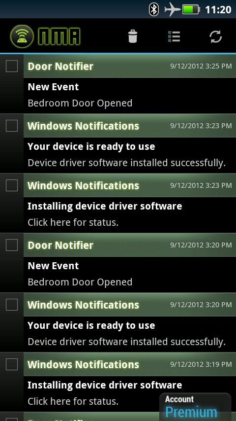 Notify My Android Door Alerts