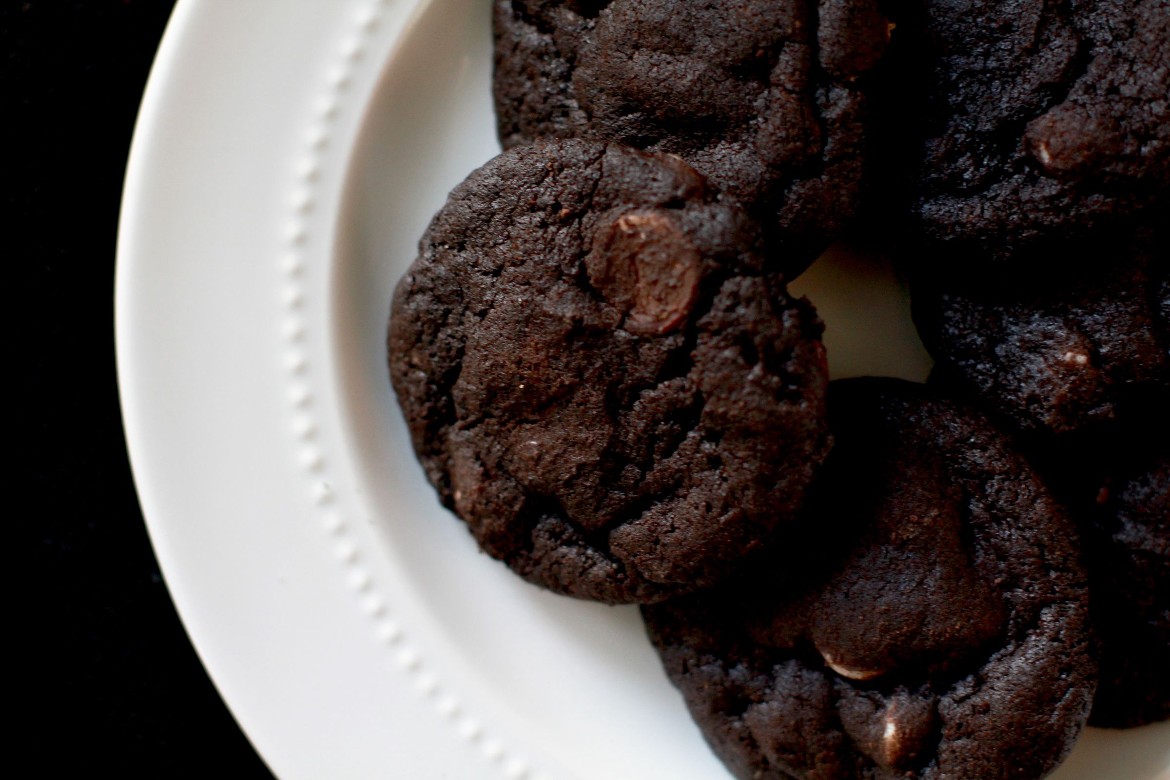 Triple Chocolate Chip Cookies