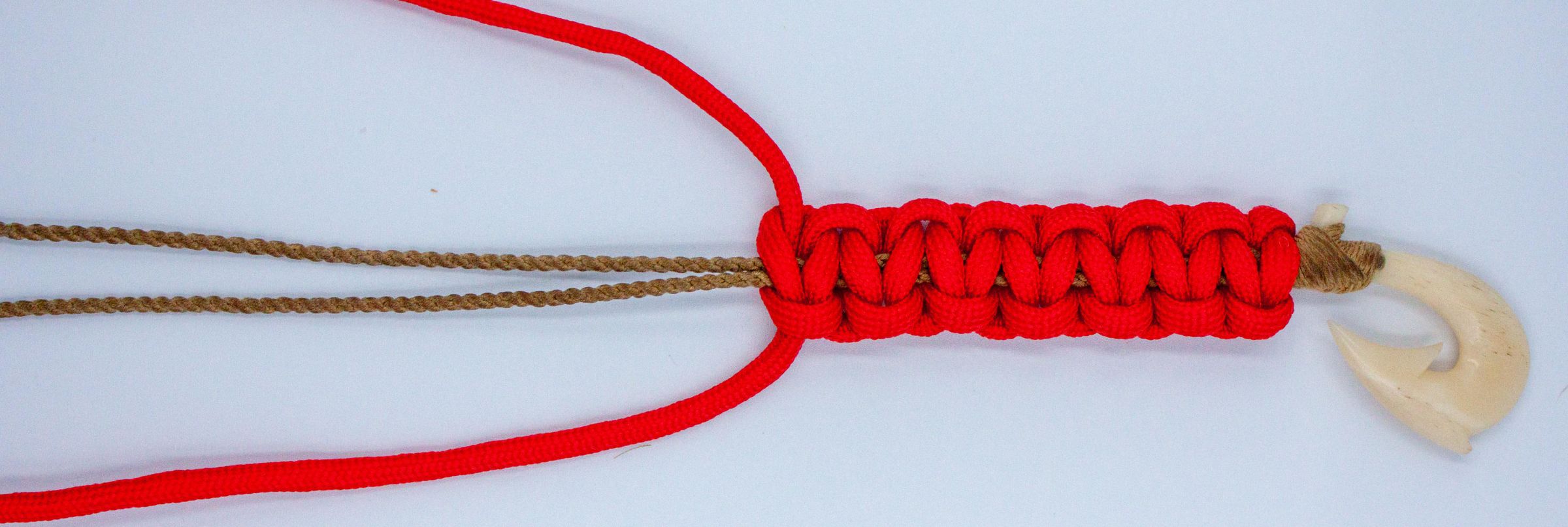 How To Make A Fish Hook Paracord Bracelet
