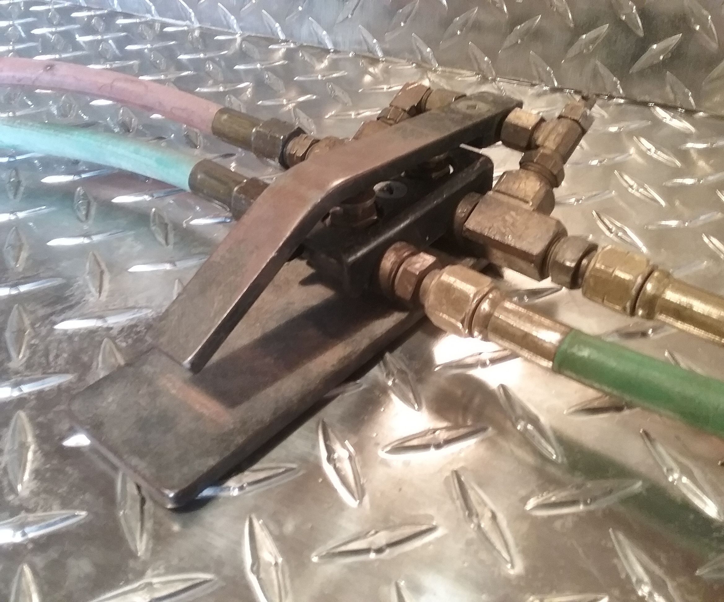 Foot Operated in Line Gas Saver for Oxy-fuel Torch