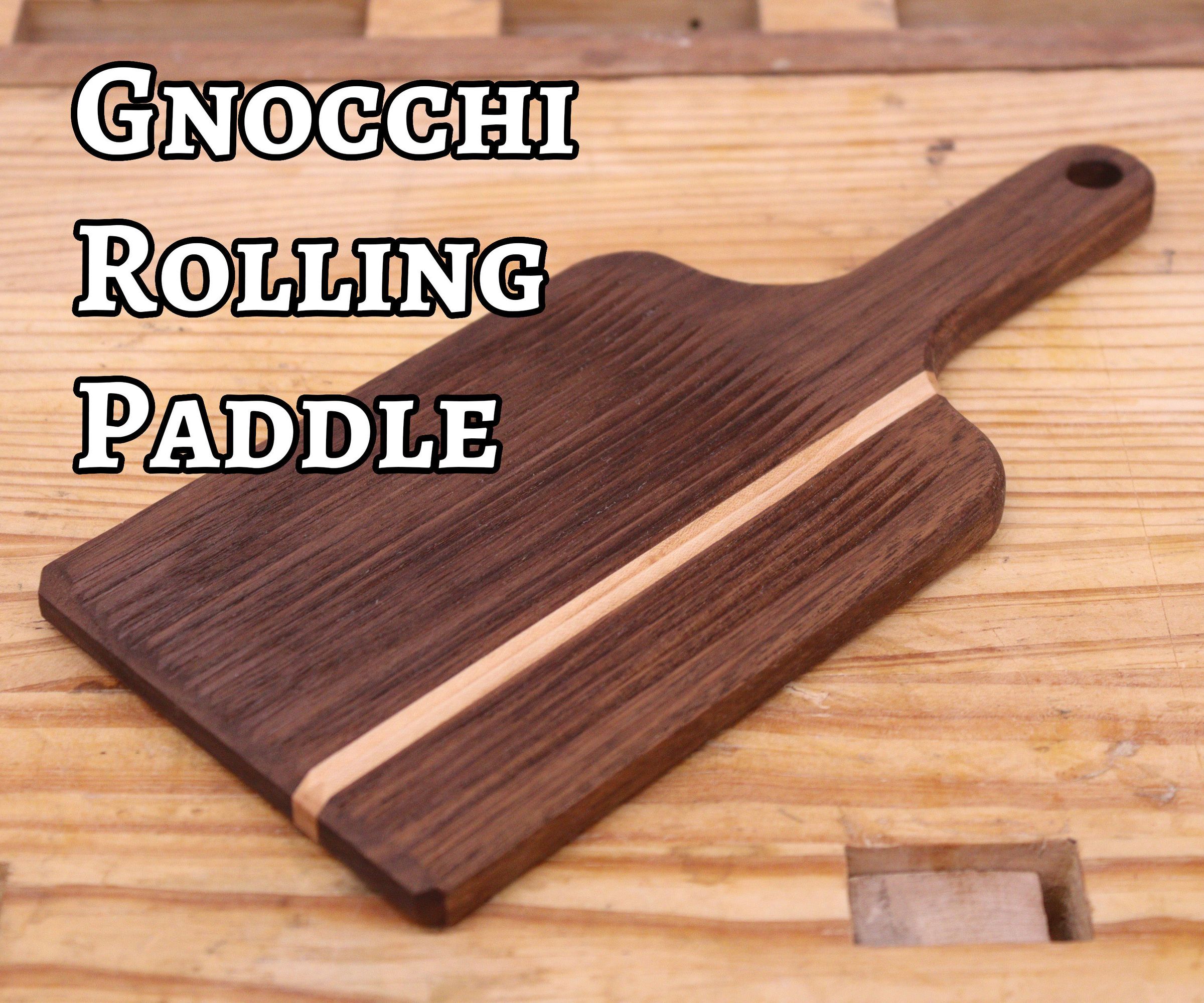 Making a Gnocchi Rolling Paddle & Pan-Seared Gnocchi With Browned Butter Sauce