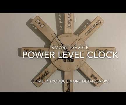 Battery Level Clock