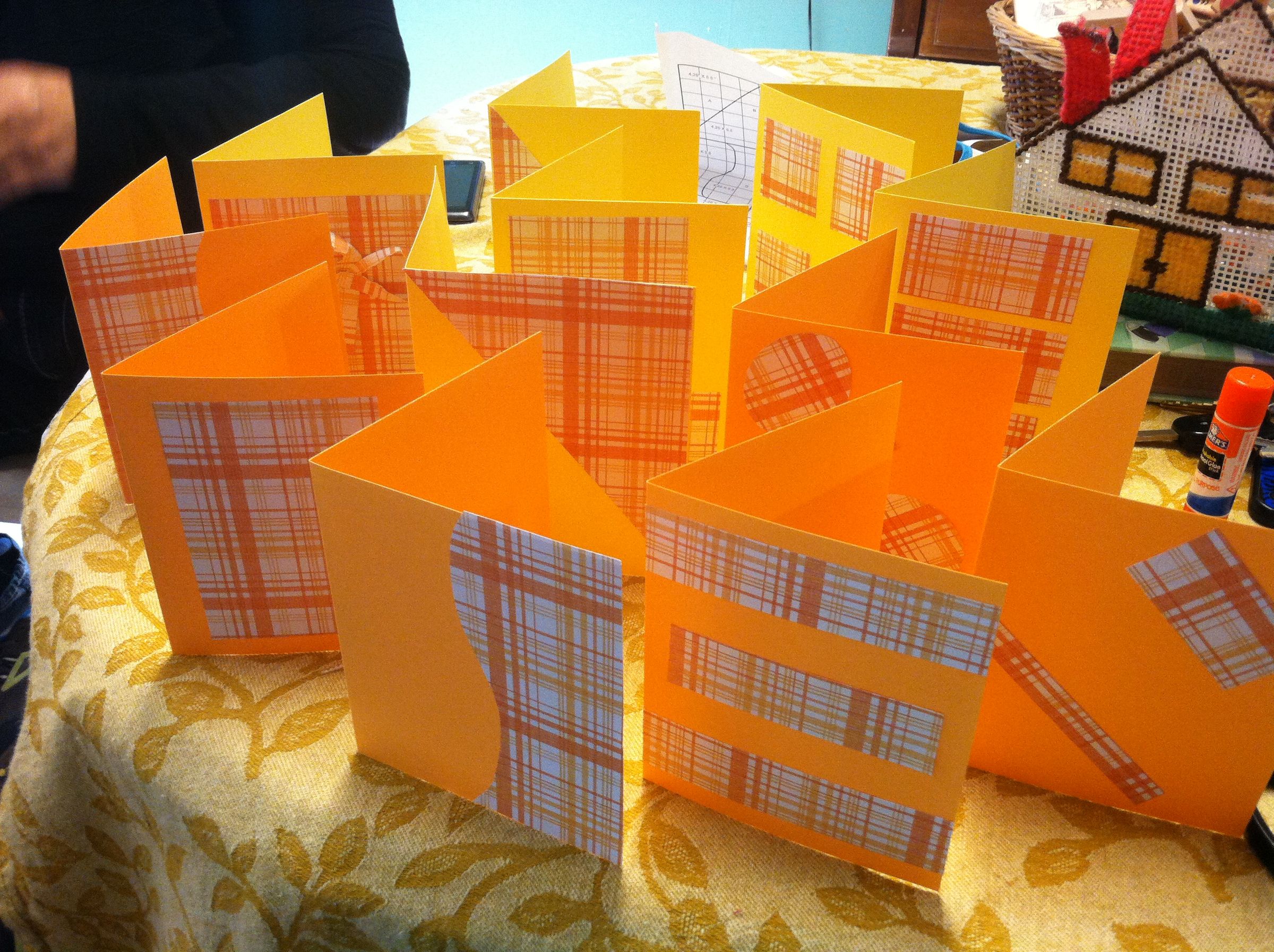 One Sheet Wonder - Homemade "Boxed" Cards