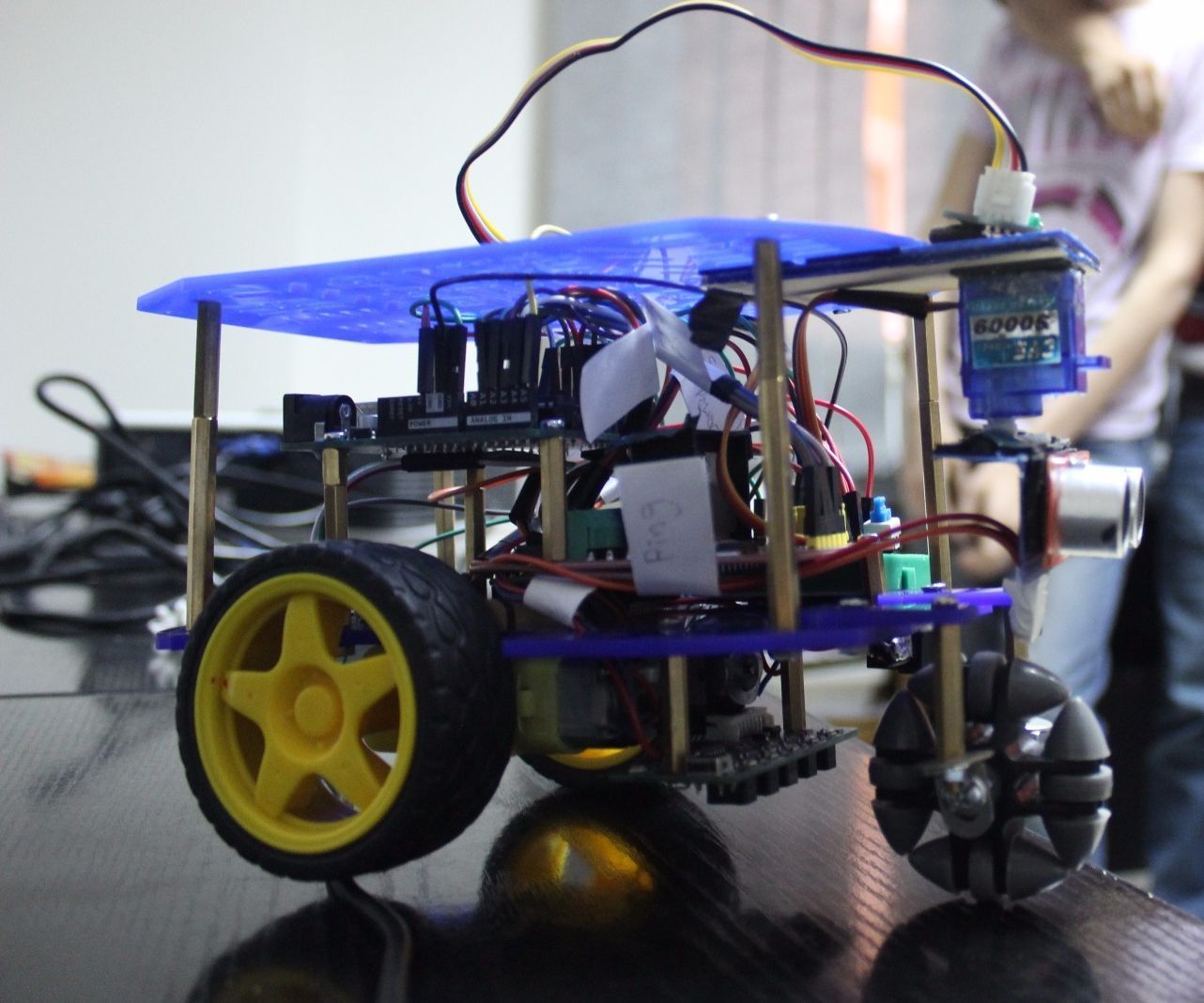 DIY Autonomous Line Tracking With Obstacle Avoiding Robot (Rover)