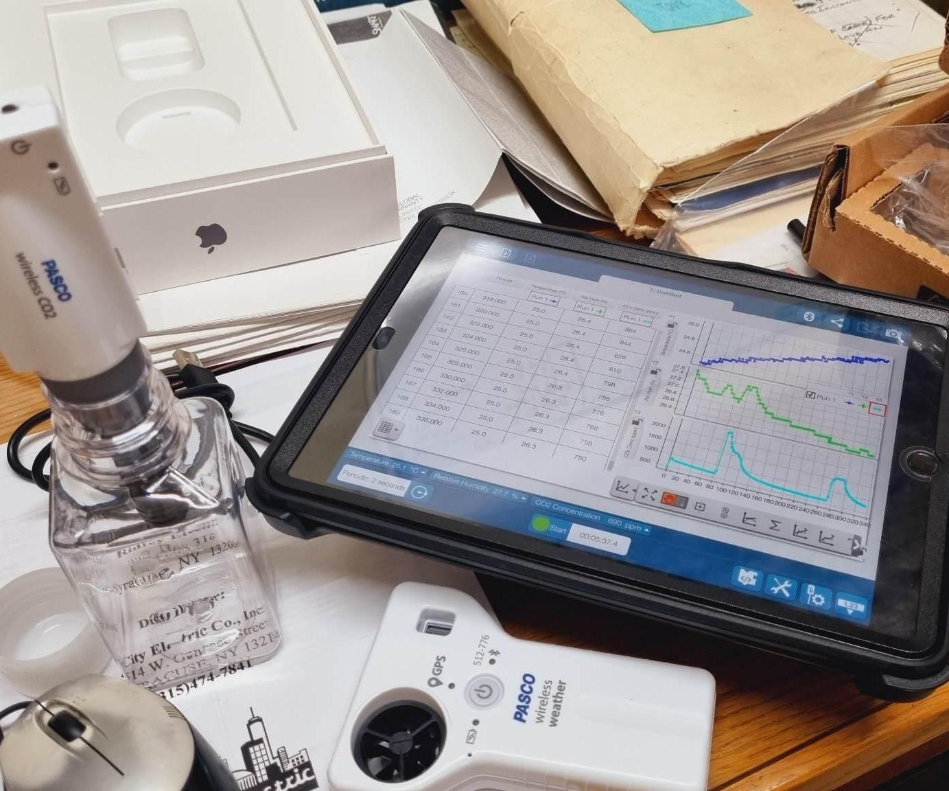 Experiences on How to Work With Sensors (specifically PASCO Environmental Sensors)