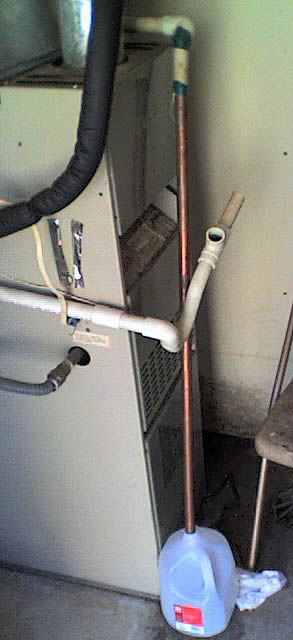 Scavenging Water From an A/C Evaporator Core/unit