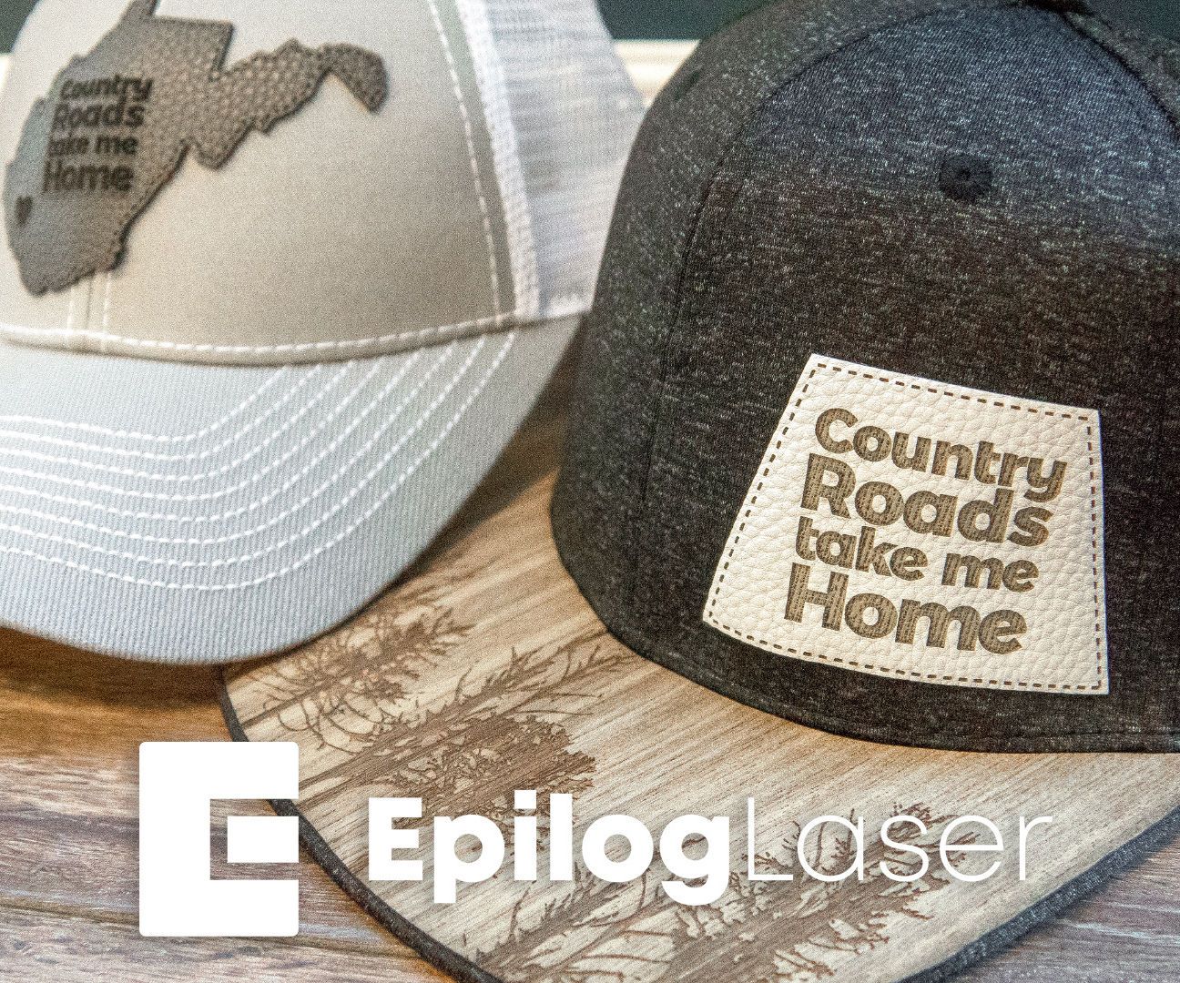 Laser Engraving Leather Hat Patches