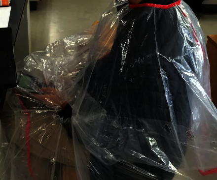 Making a Transparent Barber's Gown Out of Old Umbrellas