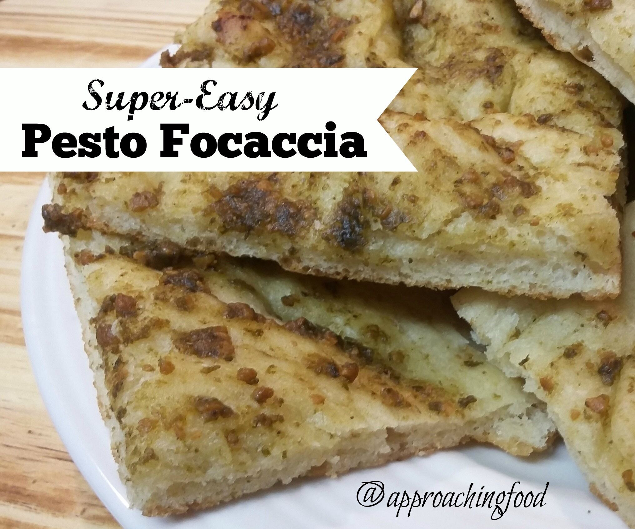 Super-Quick Pesto Focaccia