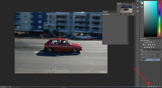Select the Adjustment Layers Icon