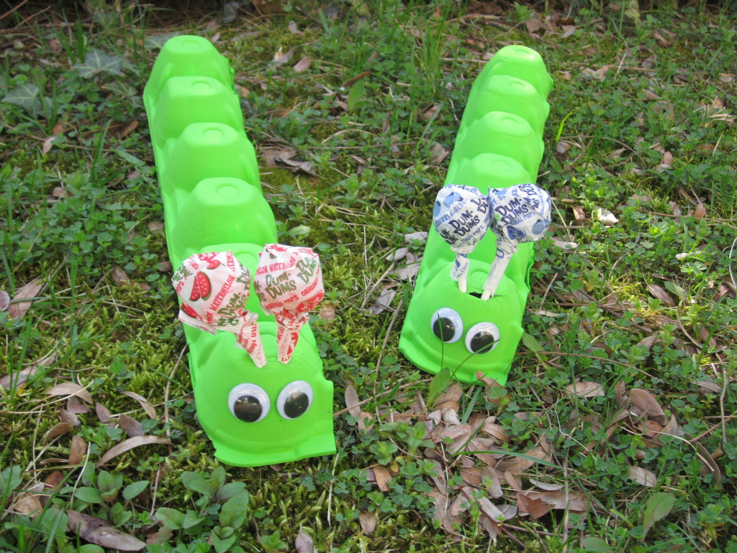 Summer Crafts for Kids: Egg Carton Caterpillar