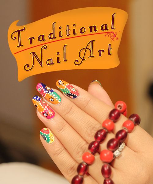 Traditional Nail Art Design