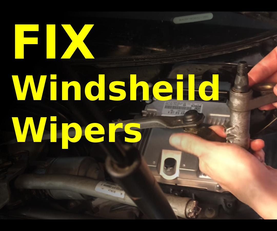How to FIX Slow Moving or Seized Windshield Wipers 9 Steps