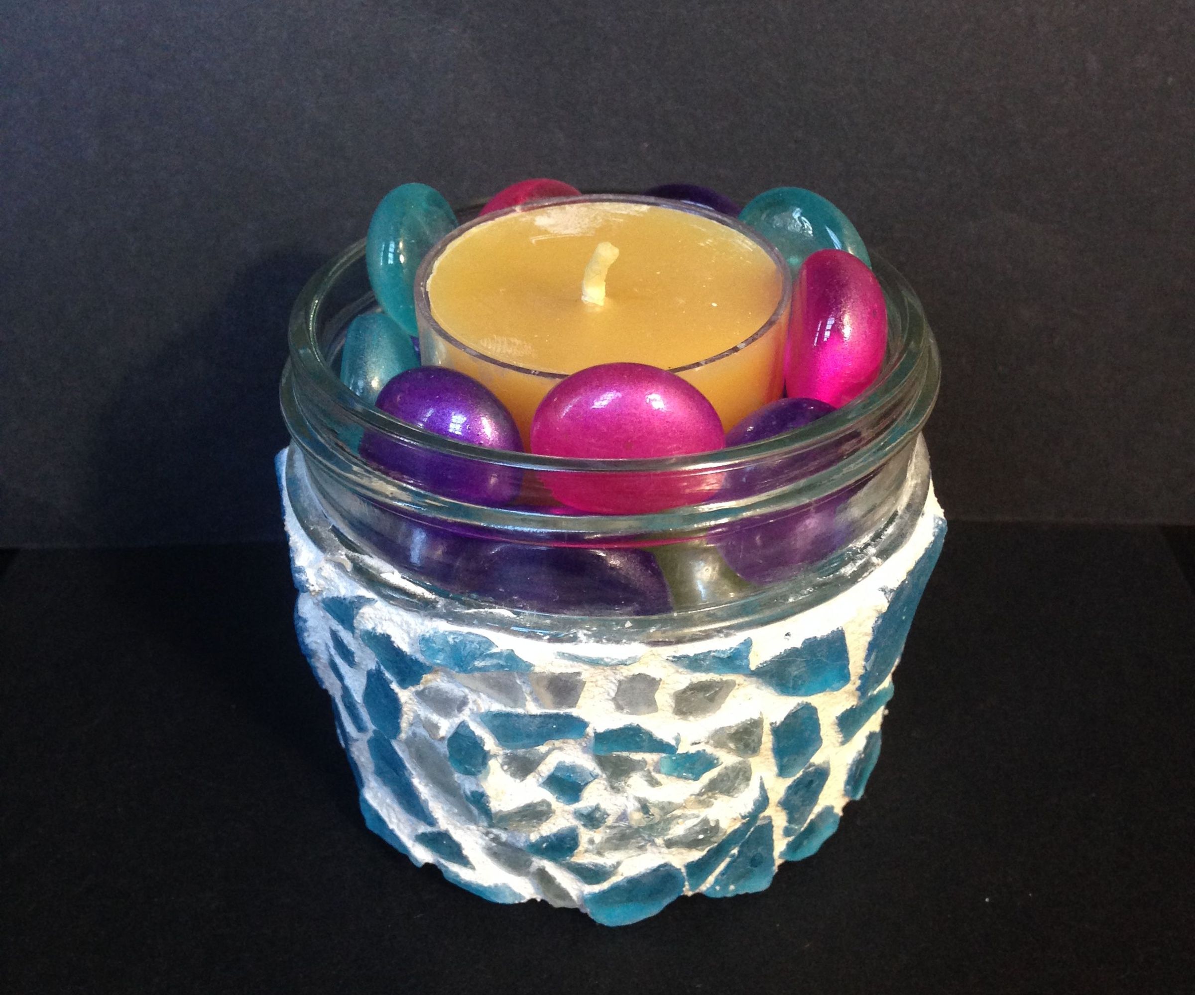 Fun & Easy Mason Jar Mosaics