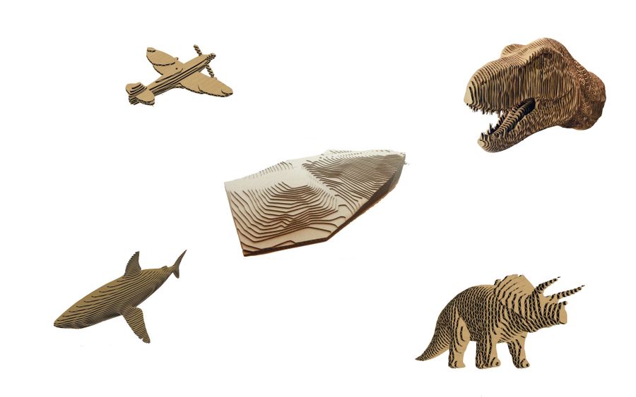 Soft Modelling Cardboard Make 3D Model of Cardboard : 3 Steps - Instructables