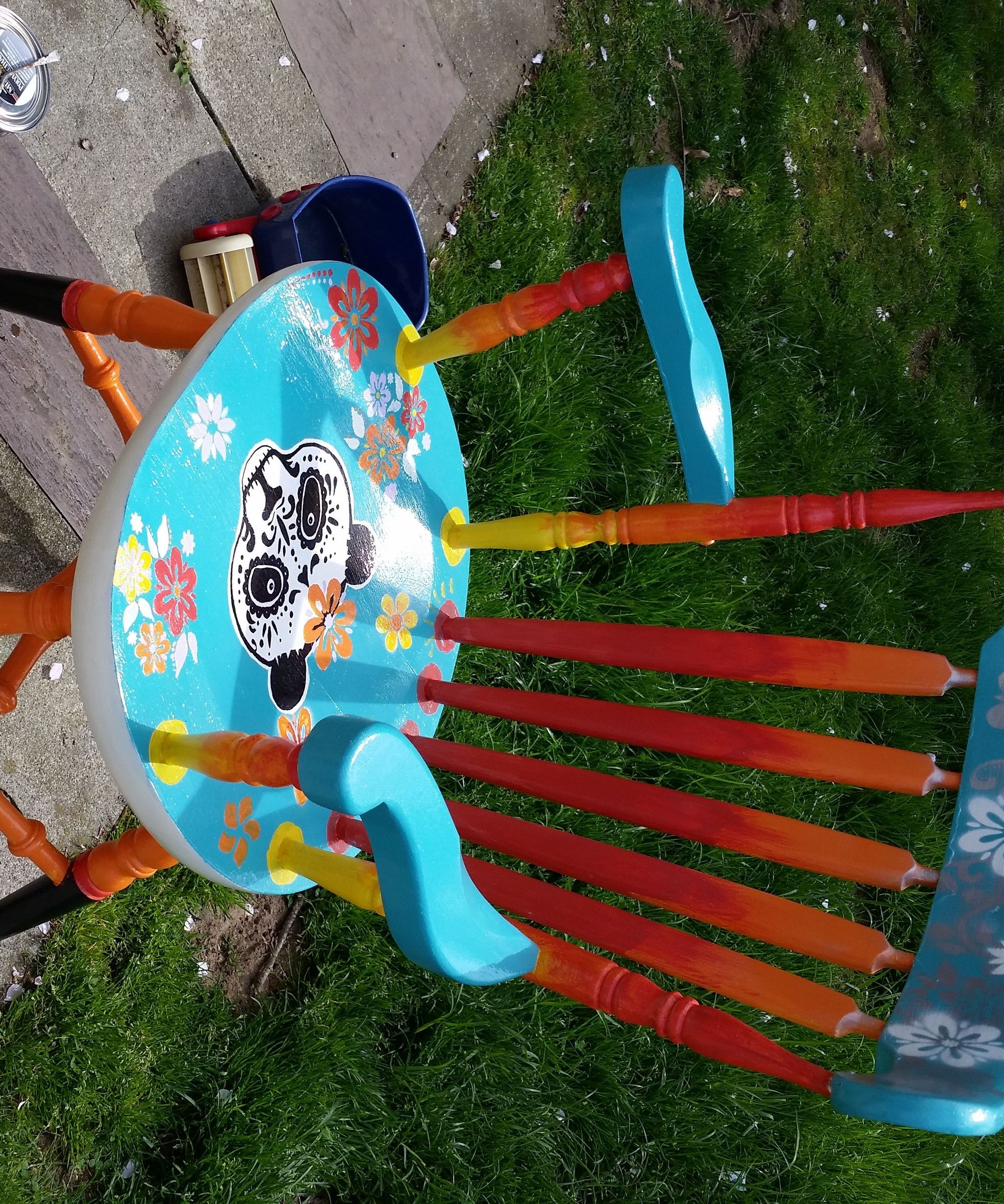 Sugar Skull Panda Chair