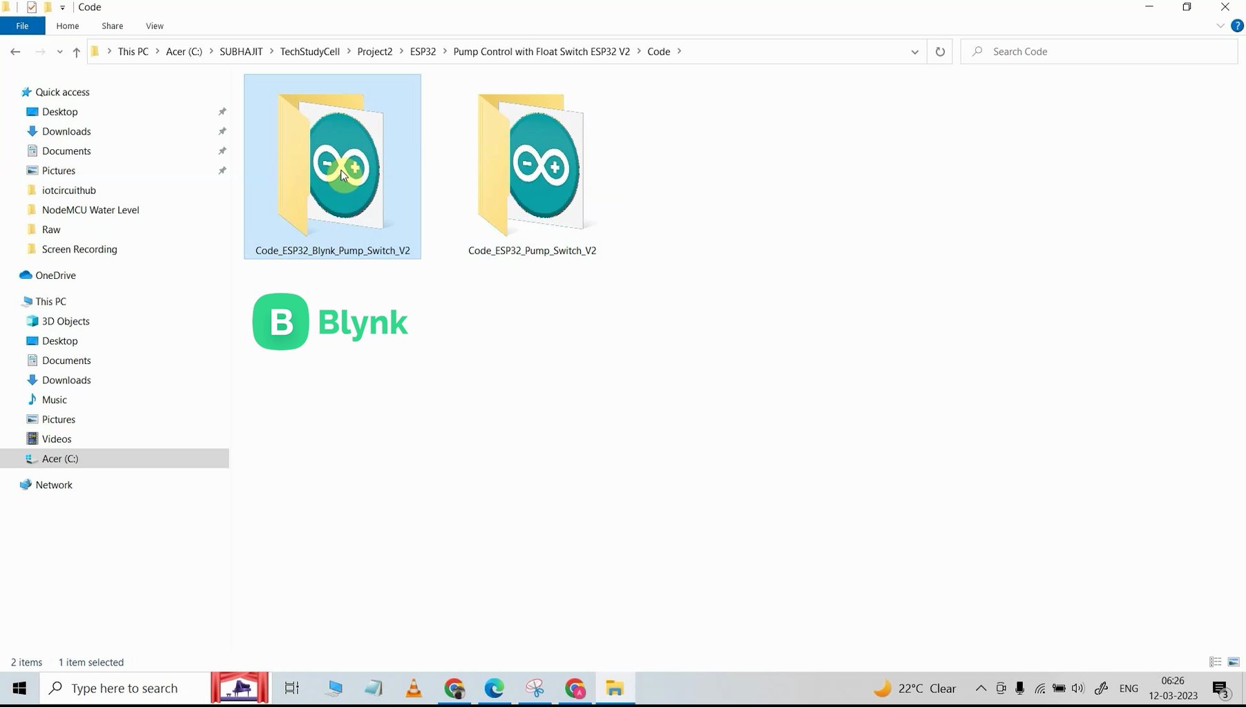 IoT Based Water Level Controller Using ESP32 Blynk : 15 Steps ...
