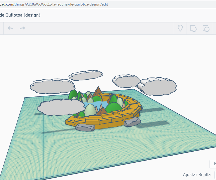 How to Create the Perfect Design for "La Laguna De Quilotoa" - Scene