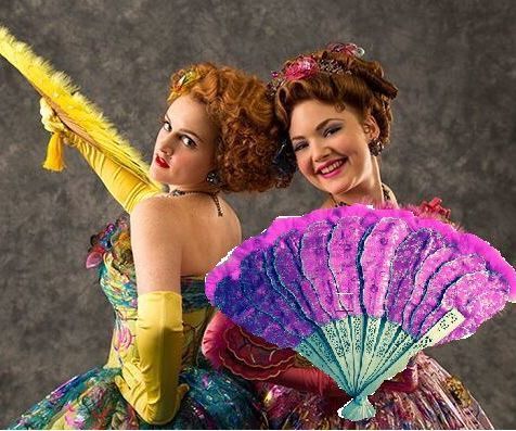 Cinderella Wicked Stepsister Hand Fan