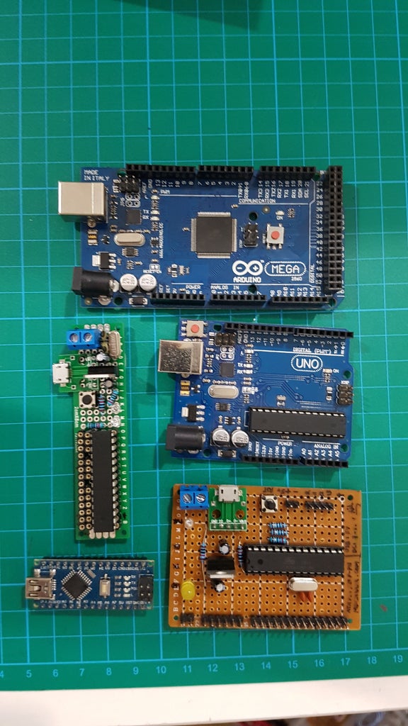 One More Small Footprint Barebone Arduino : 4 Steps (with Pictures ...
