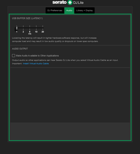 Setting Serato’s Audio Preferences (Windows)