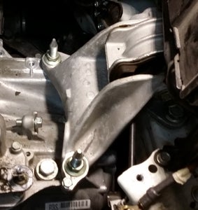 Support Engine and Remove Transmission Mount