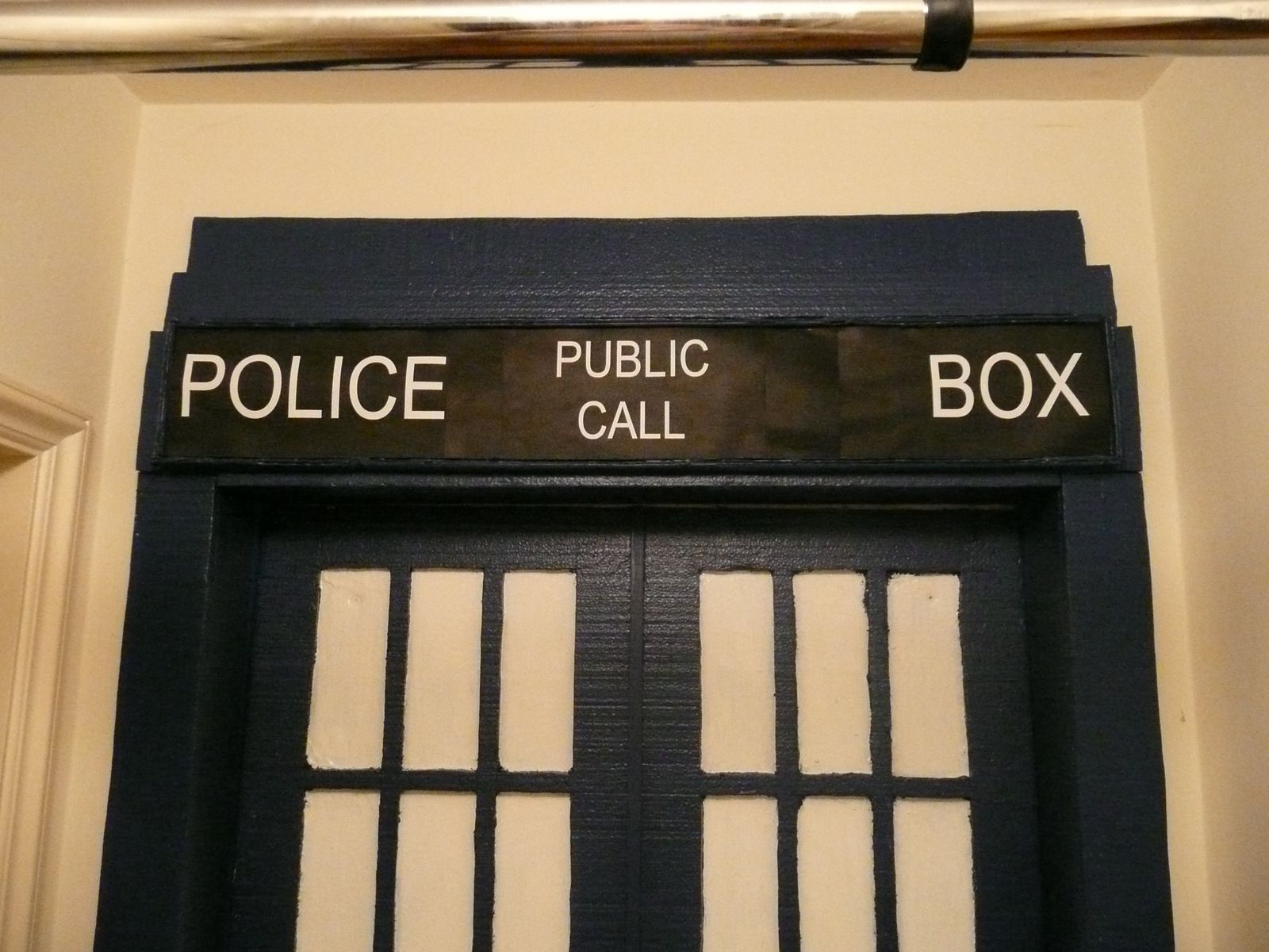 Doctor Who Tardis Door Decal