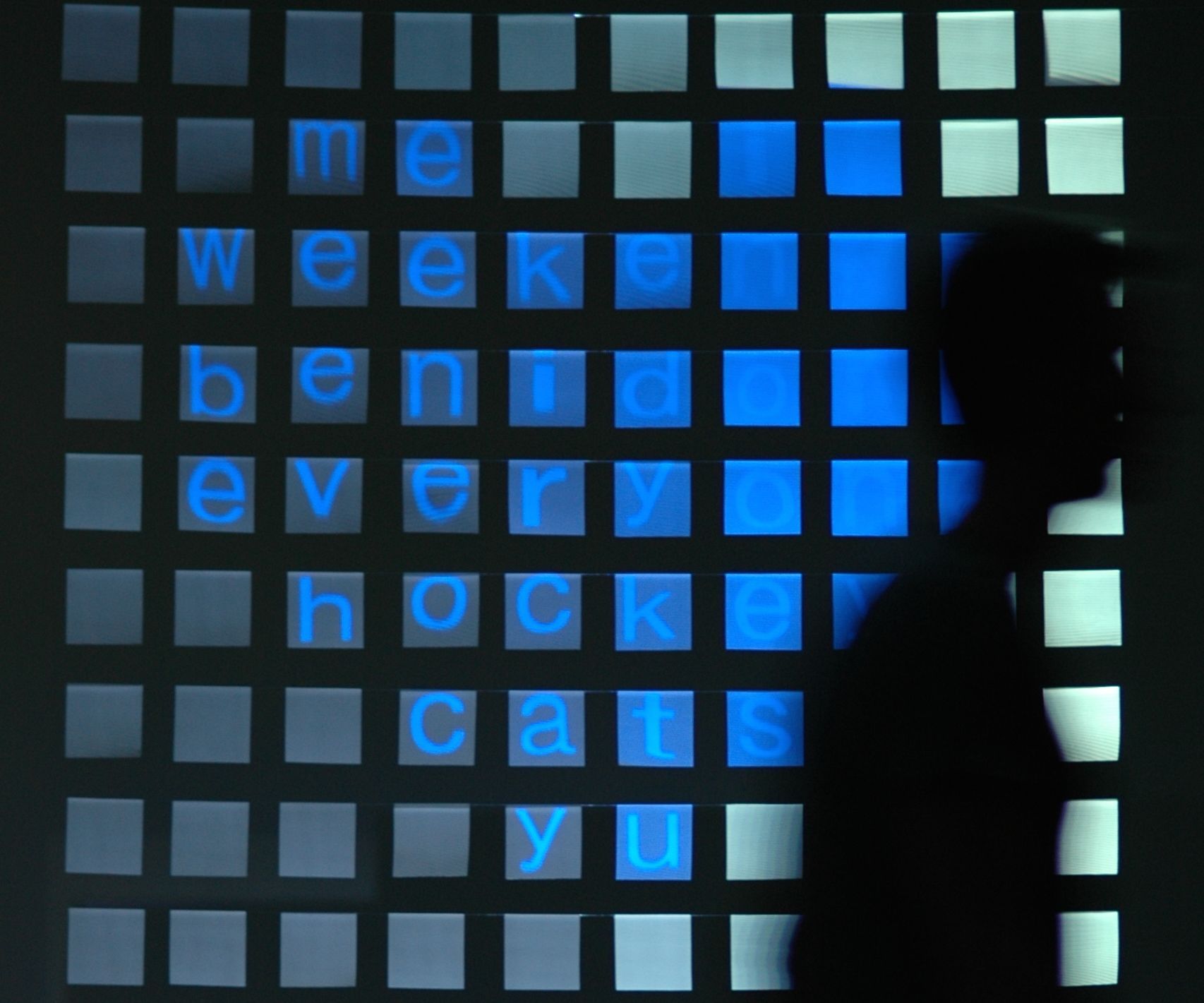 Interactive Projection About Love