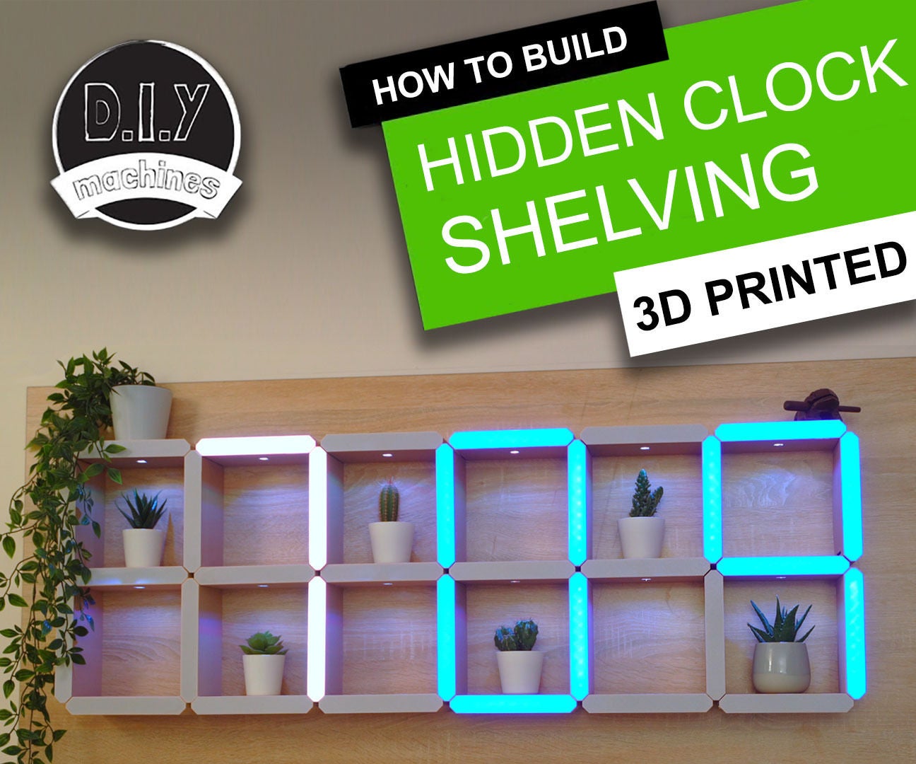 How to Build a Giant Hidden Shelf Edge Clock 27 Steps (with Pictures