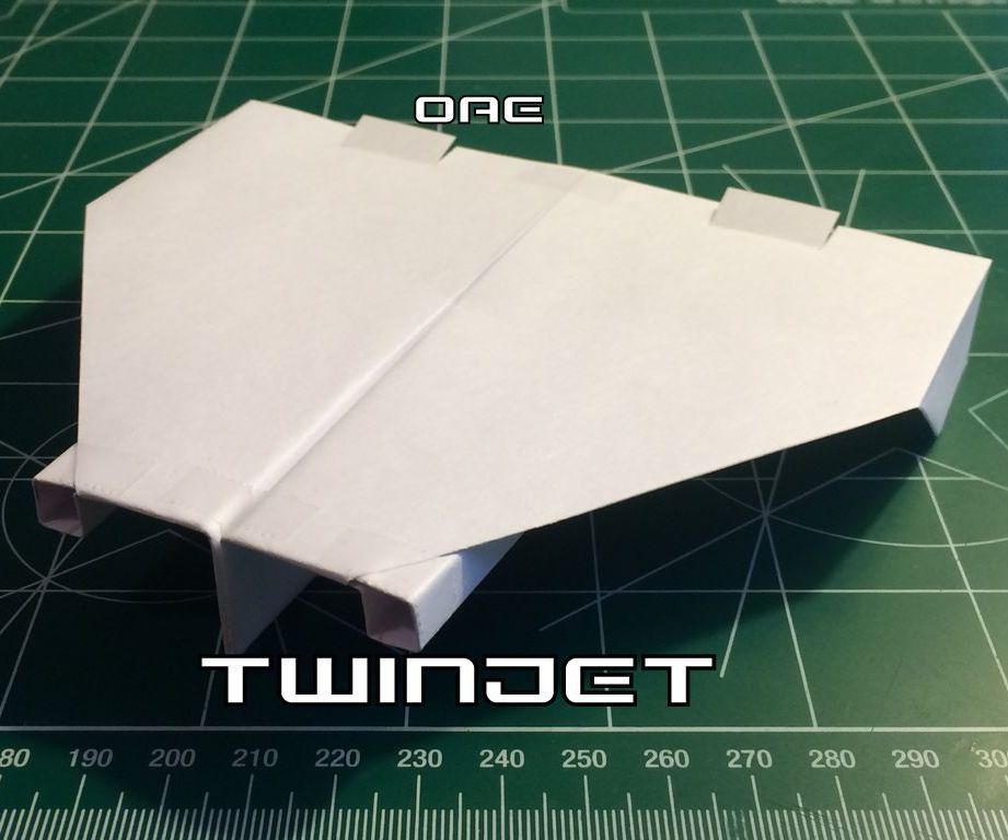 How to Make the TwinJet Paper Airplane