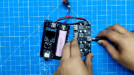 DC-DC Buck Module and Charger Circuit Assembly