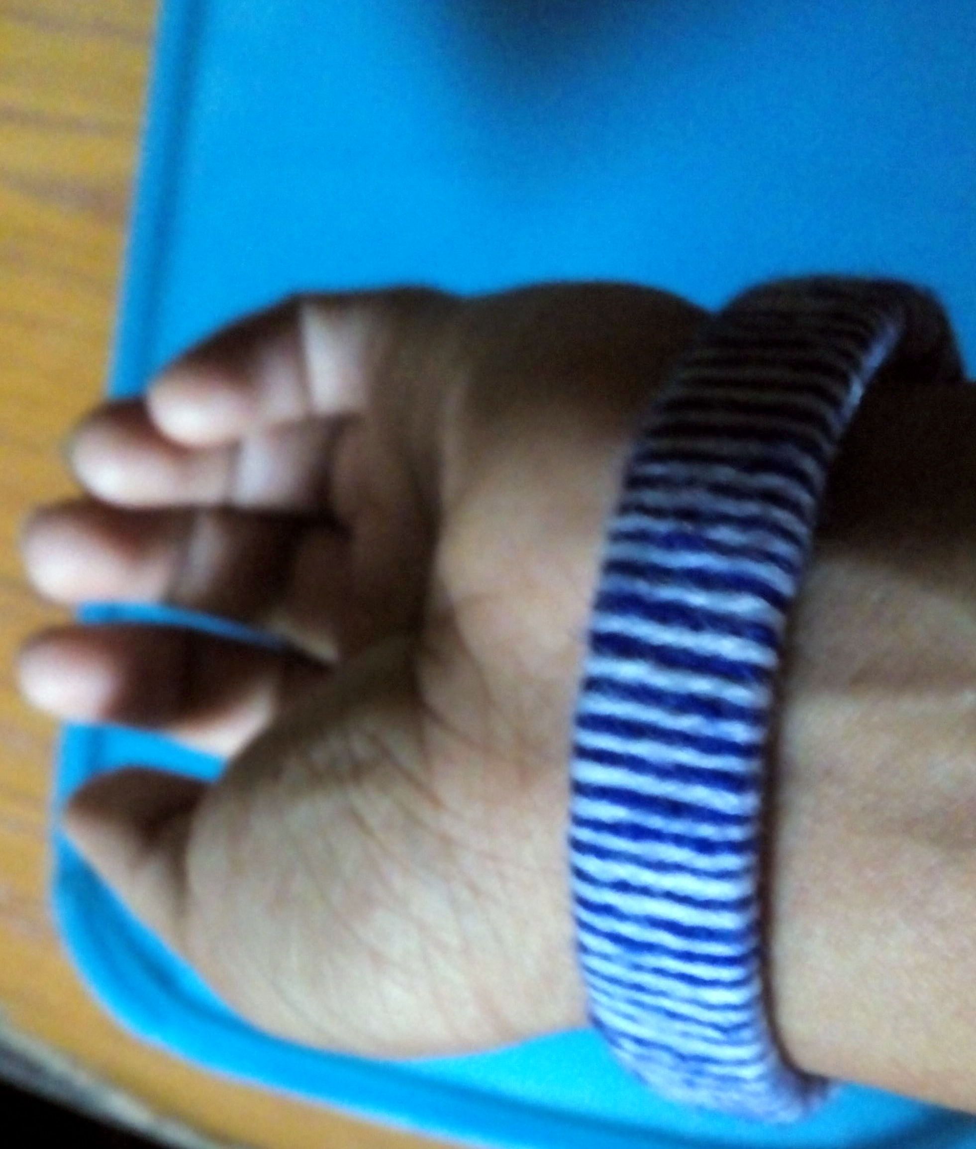 No Glue No Sew Yarn Bangle